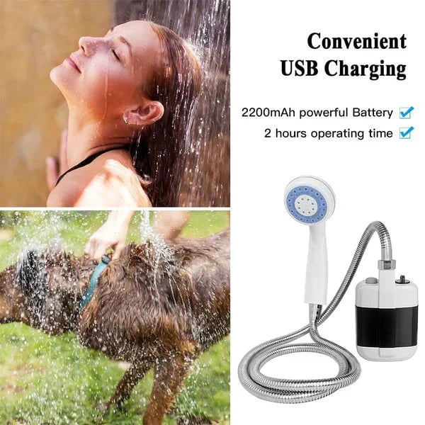 ✨Hot Sale 50% OFF✨Portable Camping Shower with Adjustable Flow🚿