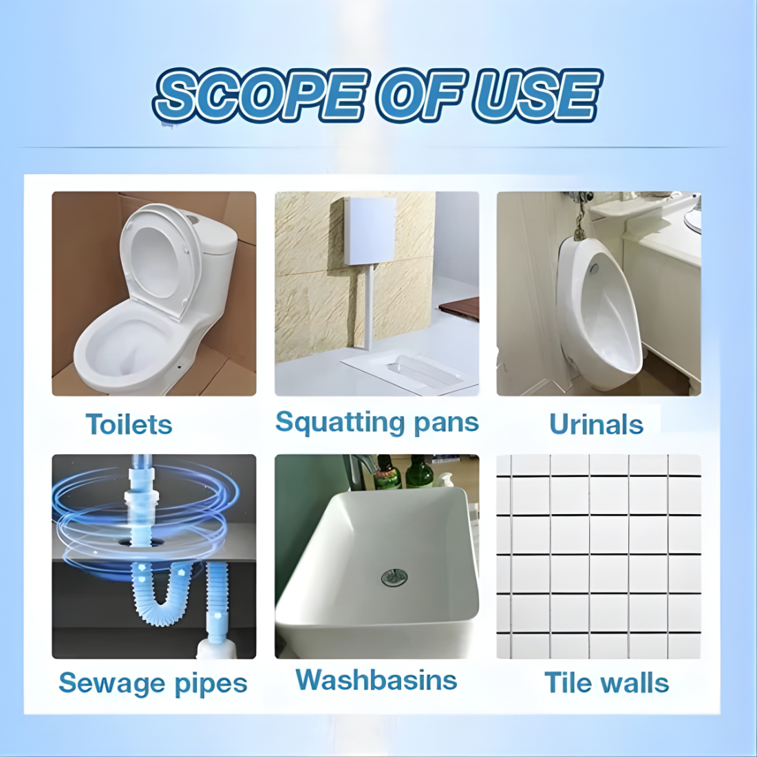 Powerful Toilet Cleaning Oxygen Agent